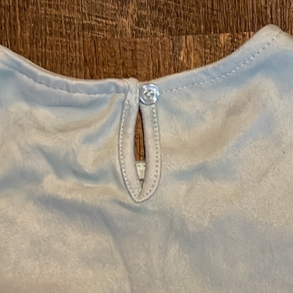 Juicy Couture Girl’s Dress Shirt Suede Like Texture Size 3T - Picture 5 of 8